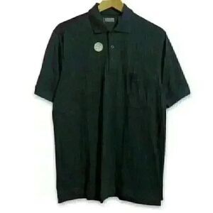 IZOD Shirt Men’s Small Black Blue Golfcore Polo Activewear Sportswear Casual NWT